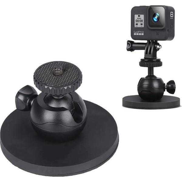 Auto zuignap montagebeugel voor GoPro HERO9 zwart / HERO8 zwart / 7/6/5/5 sessie / 4 sessies / 4/3 + / 3/2/1, Xiaoyi en andere actiecamera's, stijl: enkele zuignap (zwart)