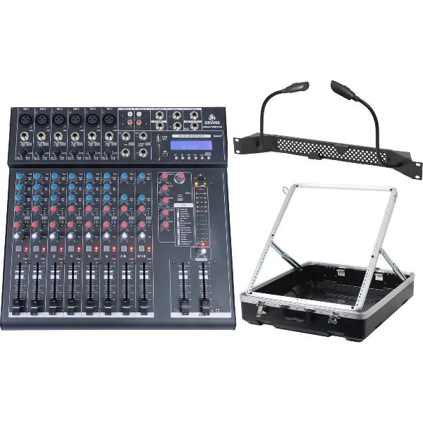 Devine MixDesk 1002FX-MP 19 inch rackmount case set