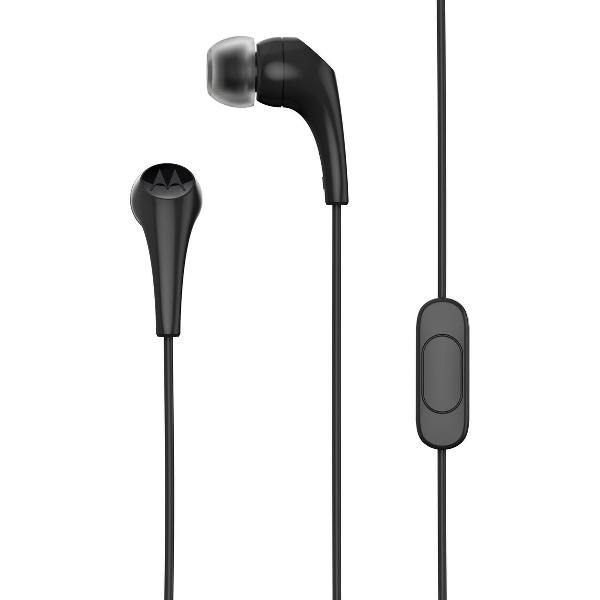 Motorola Earbuds 2 - In-ear - Microfoon - Lichtgewicht - Geluidsisolatie - Zwart