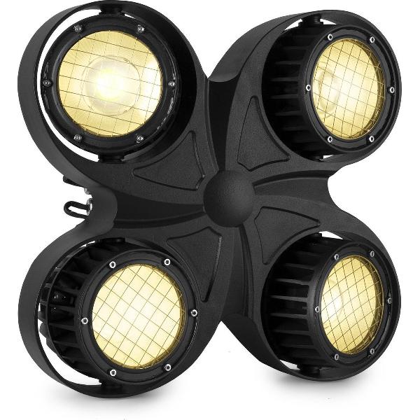 Stage blinder - Stroboscoop - BeamZ SB400IP waterdichte stage blinder en stroboscoop in één - 4x 100W COB LED's