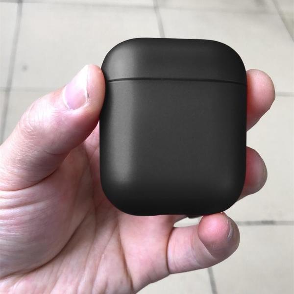 Stevige pc-olietuit beschermhoes voor Apple AirPods 1/2 (roségoud)