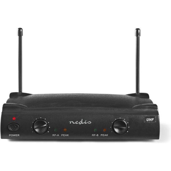 Nedis Draadloze Microfoonset | 2-kanaals - 2 Microfoons - 6 Uur Batterij