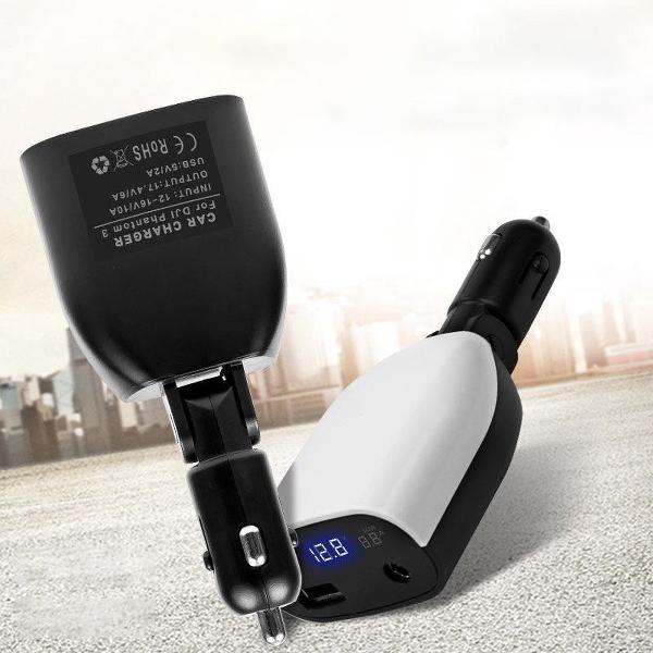 Voor DJI Phantom 4 Pro Advanced + autolader Digitale buitenweergave autolader