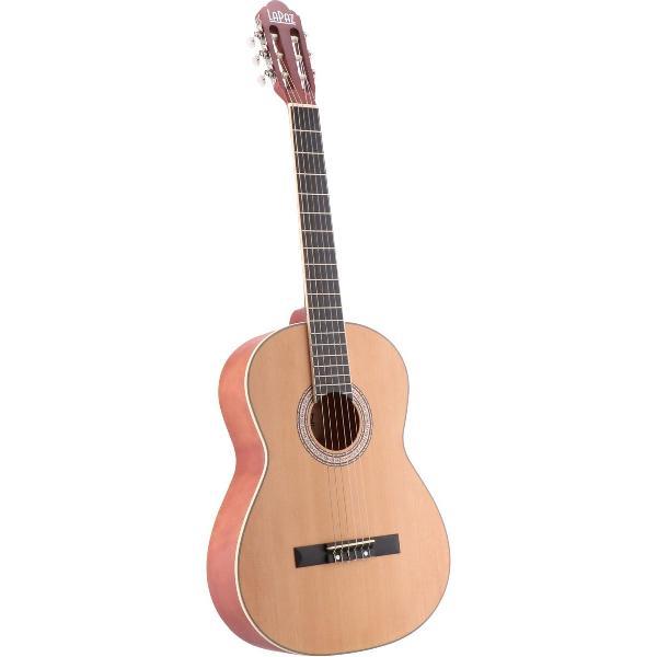 LaPaz C30N klassieke gitaar 4/4-formaat naturel + gigbag