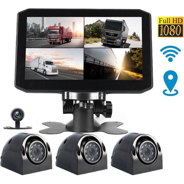 Motocam X17 4CH Wifi GPS FullHD vrachtwagen dashcam