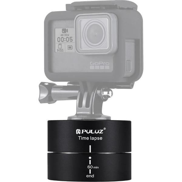 PULUZ 360 graden draaien Rotatie 60 minuten Time Lapse Stabilizer Statiefkopadapter