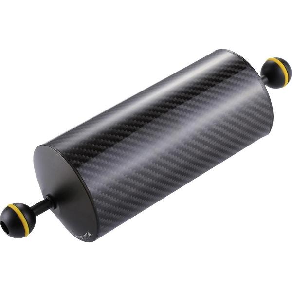PULUZ 10,8 inch 27,5 cm lengte 80 mm diameter dubbele ballen koolstofvezel drijvende arm, bal diameter: 25 mm, drijfvermogen: 900 g