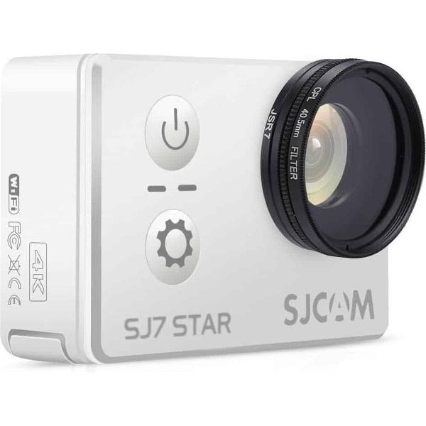 JSR-2057 4 in 1 40.5mm UV + CPL lensfilterkits met ringadapter + lensdop voor SJCAM SJ7