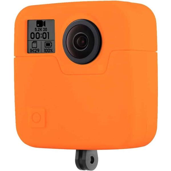 PULUZ voor GoPro Fusion siliconen beschermhoes (oranje)