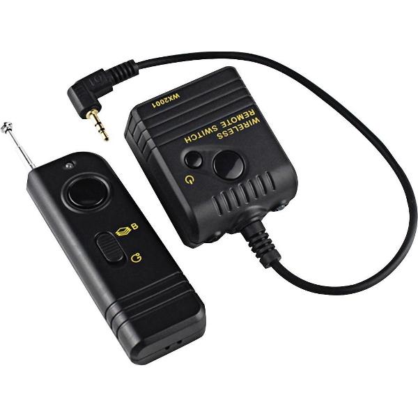 WX2001 draadloze ontspanknop afstandsbediening voor CANON 1000D / 550D / 60D, PENTAX: K20D / K200D / K10D, SAMSUNG GX-20 / GX-10 camera
