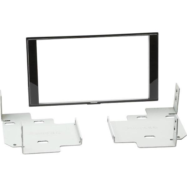 2-DIN Paneel Nissan Micra/ Note 2013-2019 Kleur: Piano Zwart