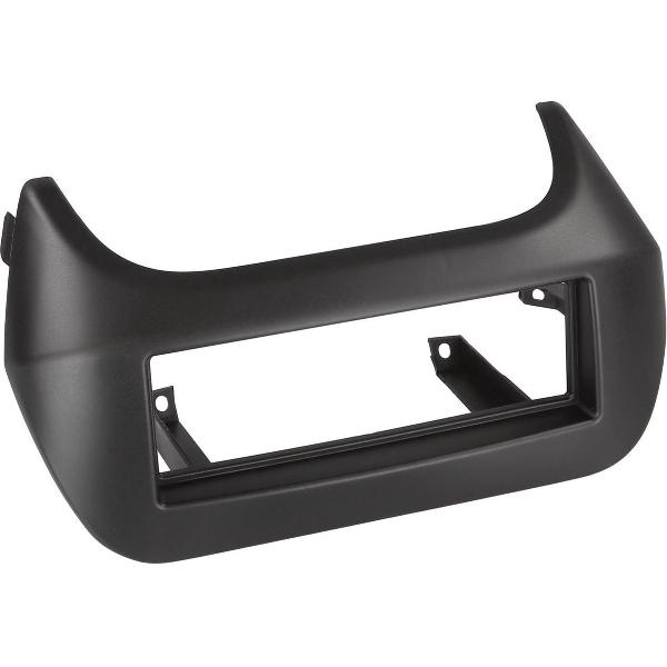 1-DIN Paneel Citroën: Nemo - Fiat: Fiorino - Peugeot: Bipper 2008-2019 Kleur: Zwart