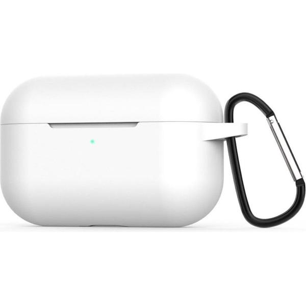 Apple AirPods Pro Flexibel Zacht Siliconen Hoesje Wit