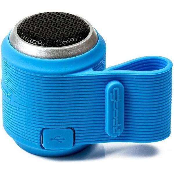Opro9 Booma2 Micro draadloze speaker bluetooth, telefoonstand, blauw