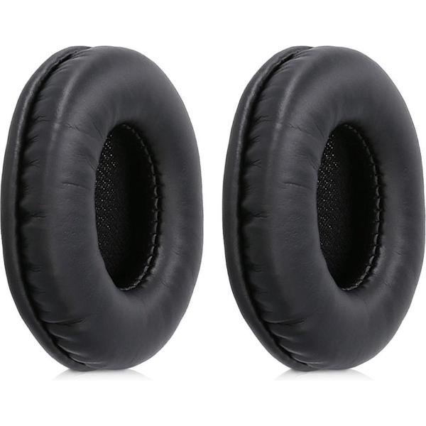 kwmobile 2x oorkussens voor AKG K518 /K518DJ /K81 /K518LE koptelefoons - imitatieleer - voor over-ear-koptelefoon - zwart