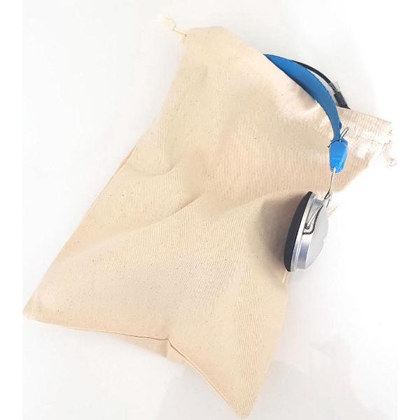 Bewaarzak voor bijvoorbeeld een koptelefoon 20x30cm DKT-katzk2030