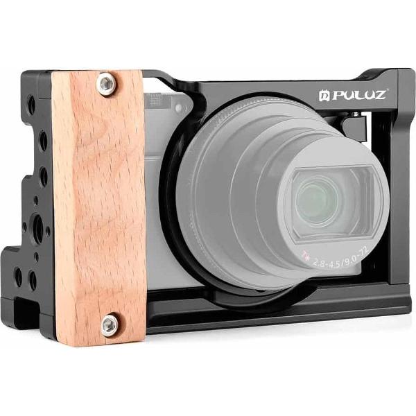 PULUZ Video Camera Cage Stabilizer Mount voor Sony RX100 VI / VII (zwart)