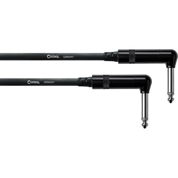 Cordial CFI 0.15 RR - Instrument kabel, jack - jack haaks, 15 cm.