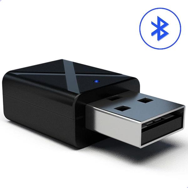 2 In 1 USB Bluetooth Zender en Ontvanger - Bluetooth 5.0 - 10 Meter Bereik - Draadloze Audio Adapter - Bluetooth Transmitter & Receiver