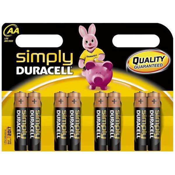 Duracell AA Simply Batterijen
