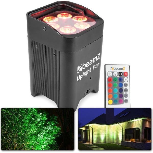 BeamZ BBP96 Uplight accu Par met 6x 12W 6-in-1 LED's