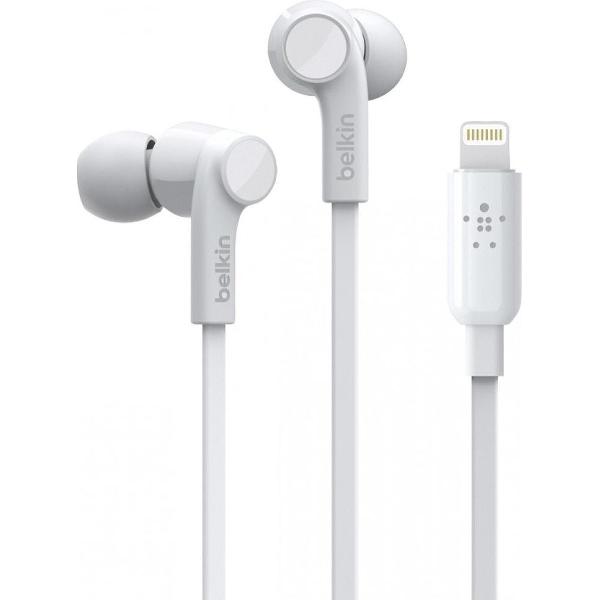 Belkin ROCKSTAR™ in-ear oordopjes met Apple Lightning-connector - Wit