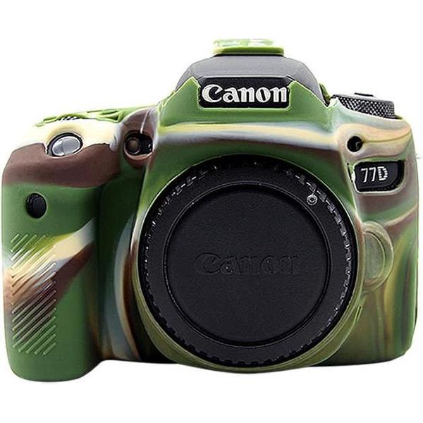 PULUZ zachte siliconen beschermhoes voor Canon EOS 77D
