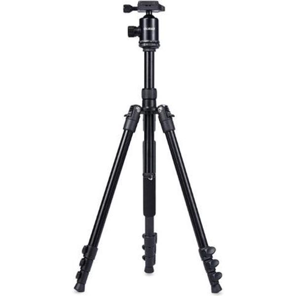 TRIOPO Oubao A-308S Verstelbaar draagbaar aluminium Aalloy-statief met kogelkop voor SLR-camera