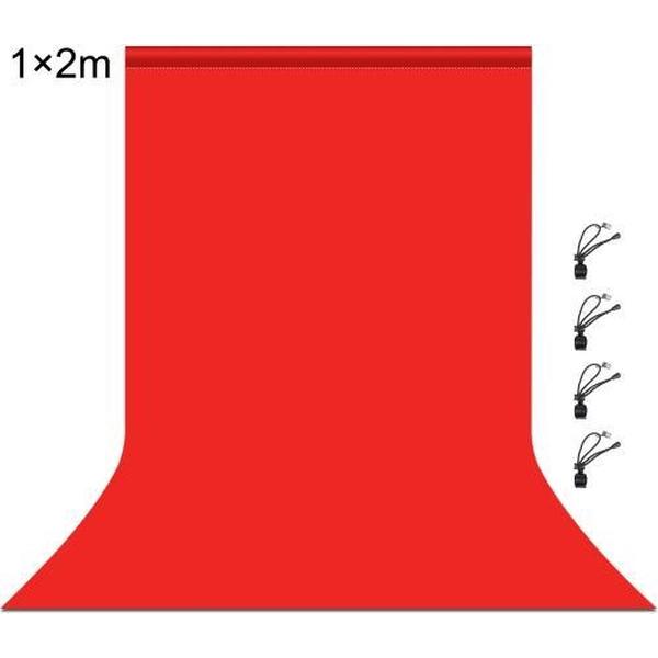 PULUZ 1m x 2m Fotografie Achtergrond 120g Dikte Fotostudio Achtergrond Doek Achtergrond (Rood)