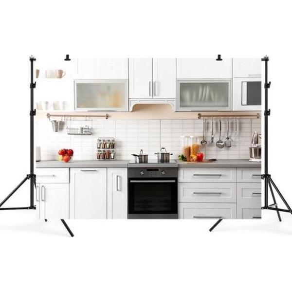 2.1mx 1.5m Keuken Live Anchor 3D Simulatie Foto Achtergronddoek