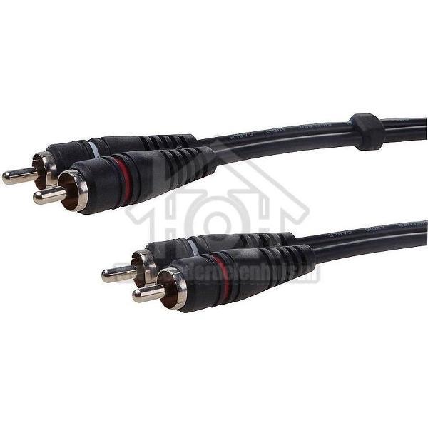 Tulp Kabel 2x RCA Male-2x RCA Male, 2.5 meter