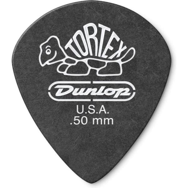 Dunlop Pitch Black Jazz III Pick 0.50 mm 6-pack plectrum