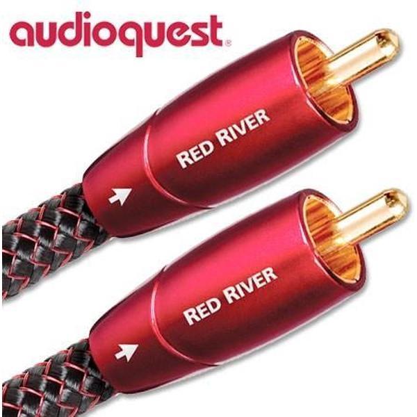 AudioQuest 1m Red River RCA audio kabel Zwart