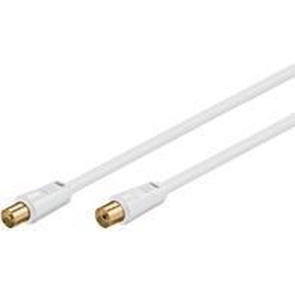 Goobay BK 750-G coax-kabel 7,5 m Coaxial Coaxiaal Wit