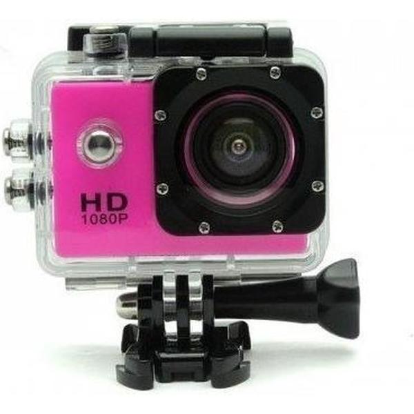 Action Camera Full HD Sports 1080P -waterdicht- Roze