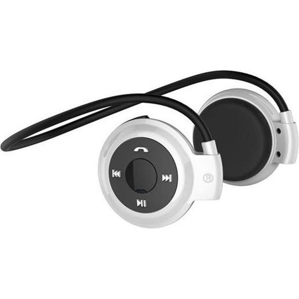 Draadloze Sport Oordopjes - Bluetooth Oortjes voor Hardlopen - On-ear Koptelefoon Zilver