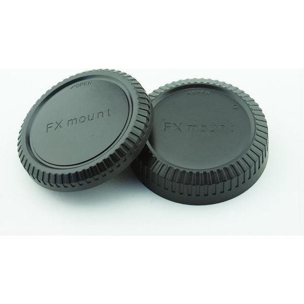 Achterdop+Bodydop (2 stuk): Fujifilm X mount camera lens