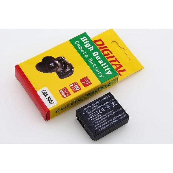 Camera Batterij Accu CGA-S007 DMW-BCD10 1300mAh Panasonic