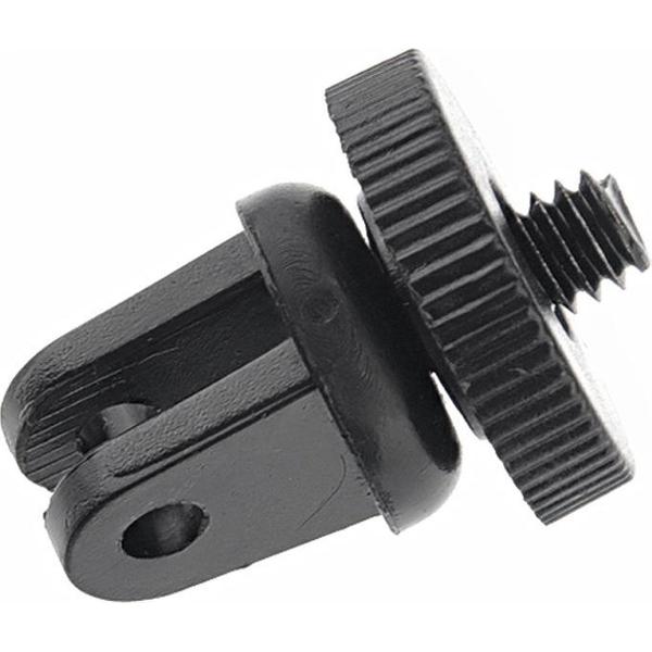 ST-60 Mini-maat statiefadapter voor GoPro NIEUWE HERO / HERO6 / 5/5 sessie / 4 sessie / 4/3 + / 3/2/1, Xiaoyi en andere actiecamera's (zwart)