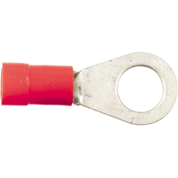 Ring Kabelschoen Rood 0.5 - 1.0 mm² / Breedte 4.0 mm (100 stuks)