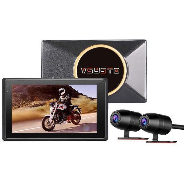Motocam E7 2CH Dual Wifi Vsysto motor dashcam