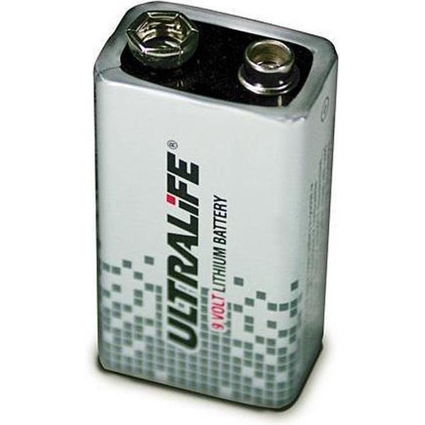 Ultralife U9VL-J-P 6LR61 9V batterij (blok) Lithium 1200 mAh 9 V 1 stuk(s)