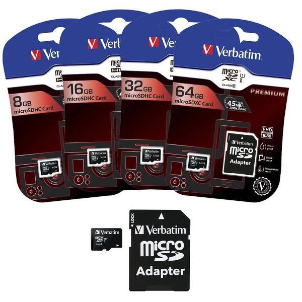 Verbatim Micro SDHC kaart 8GB