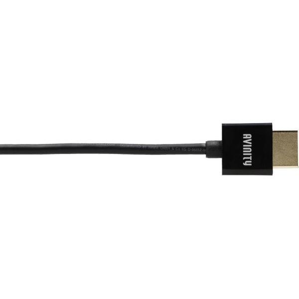 Avinity High-speed HDMI™-kabel Ultradun Verguld Ethernet 1,0 M