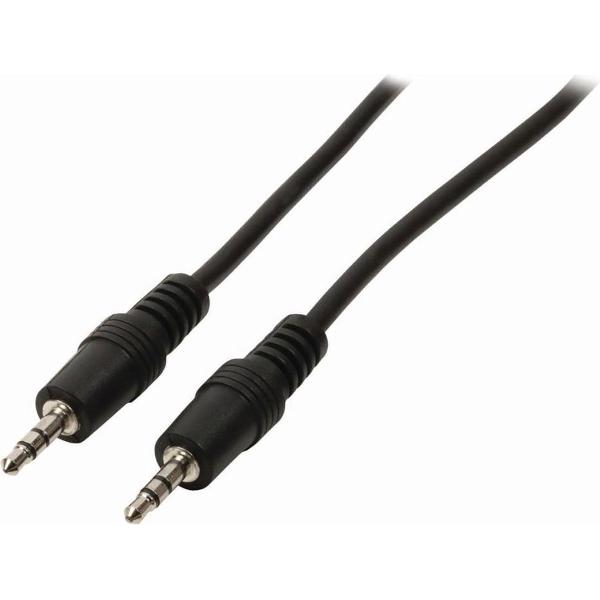 Nedis CAGB22000BK10 Stereo-audiokabel 3,5 Mm Male - 3,5 Mm Male 1,0 M Zwart