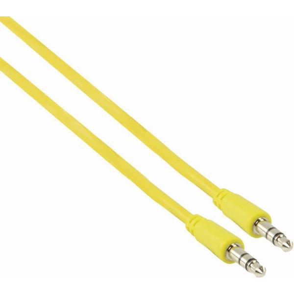 Nedis CAGP22000YE10 Stereo-audiokabel 3,5 Mm Male - 3,5 Mm Male 1,0 M Geel