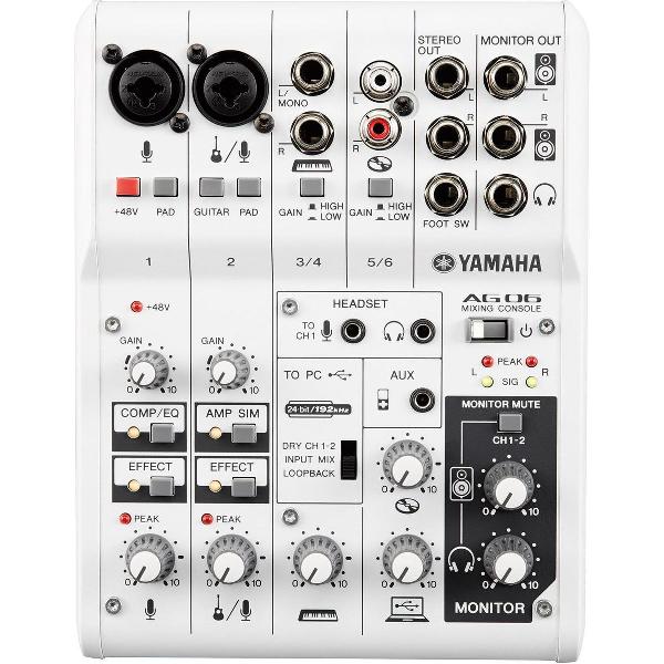 Yamaha AG06 - Mixer en USB audio interface