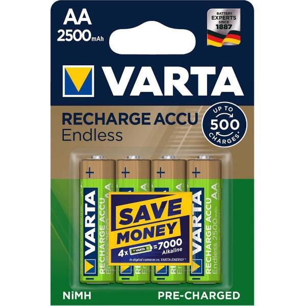 Varta VARTA-56686B Oplaadbare Nimh Batterij Aa 1.2 V 2500 Mah 4-blister