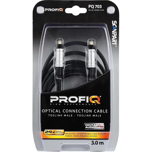 ProfiQ PQ703 Optische Audiokabel 3M