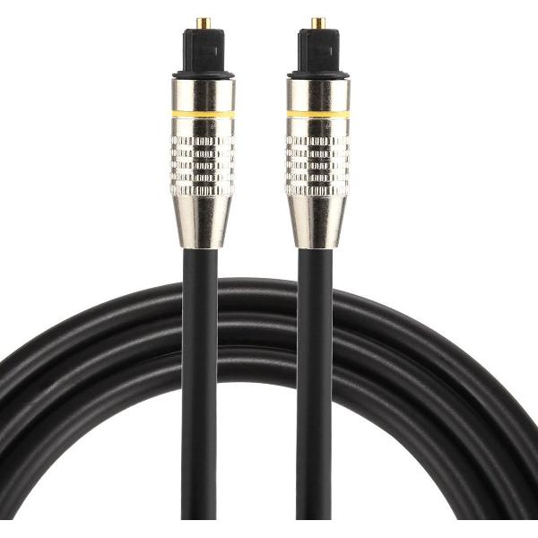 ETK Digital Optical kabel 1 meter / toslink audio male to male / Optische kabel PVC series - zwart